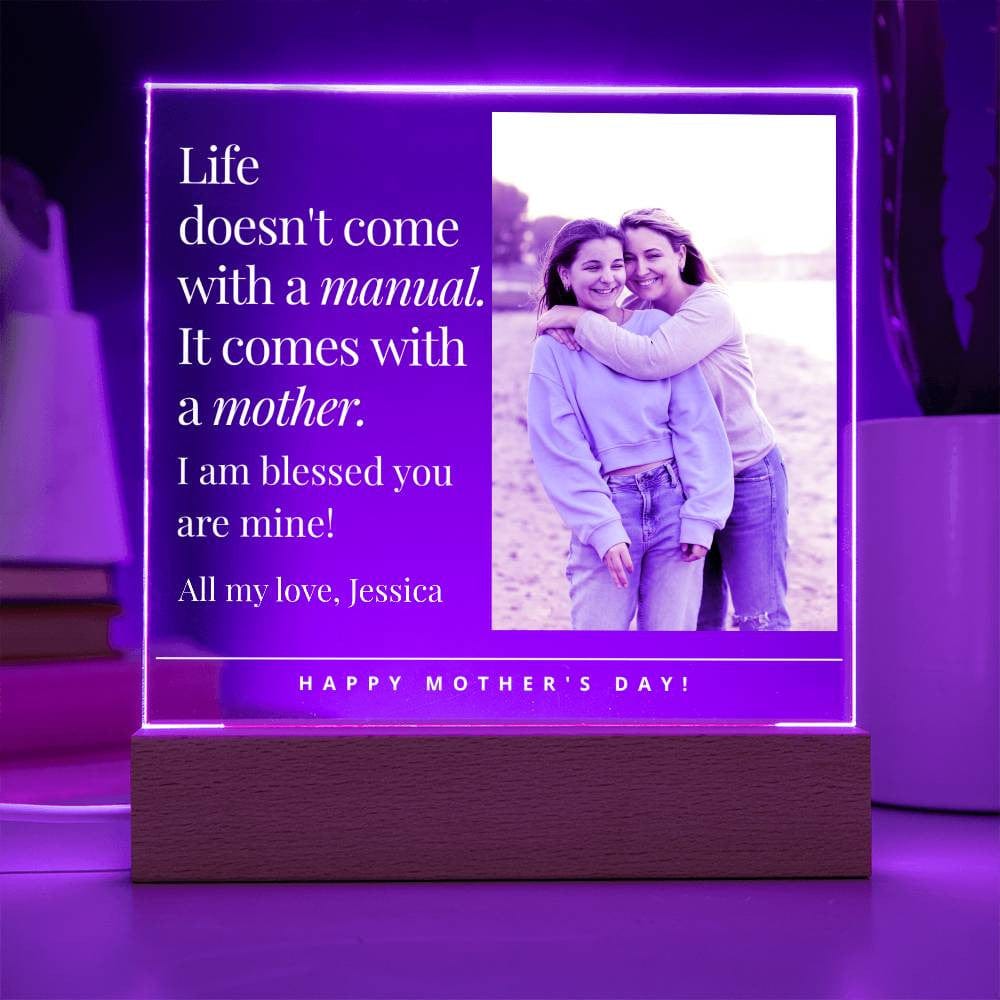 Life Doesn't Come With A Manual (Personalized) Mom Acrylic