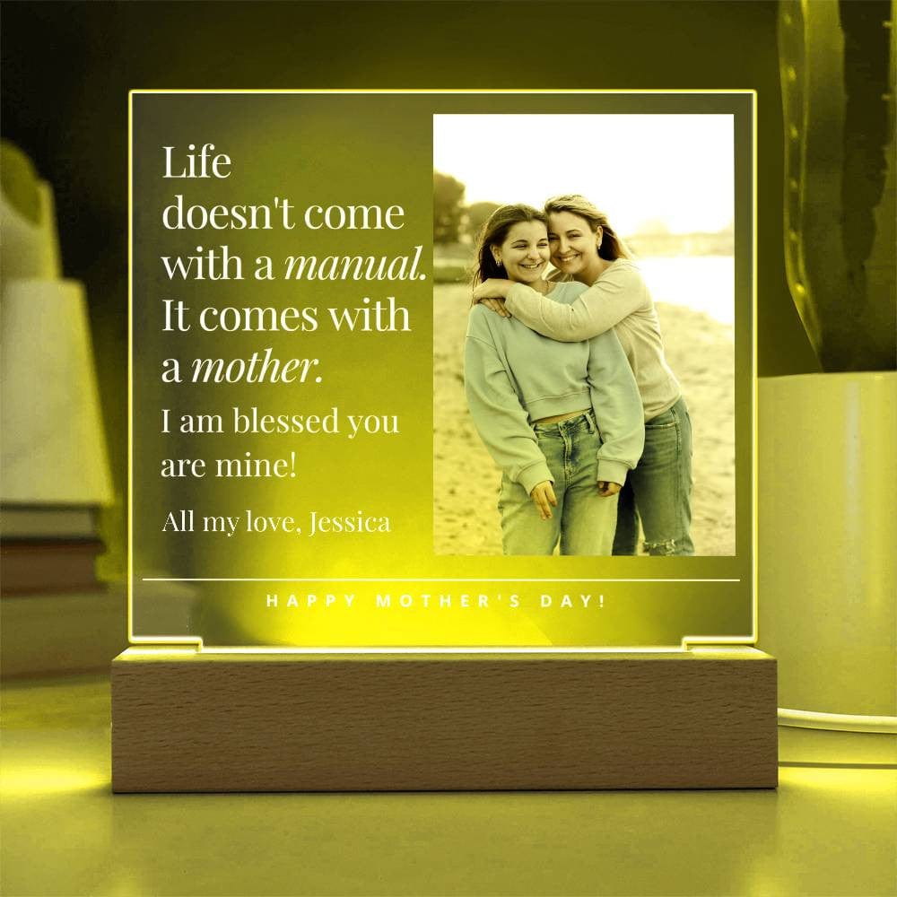 Life Doesn't Come With A Manual (Personalized) Mom Acrylic