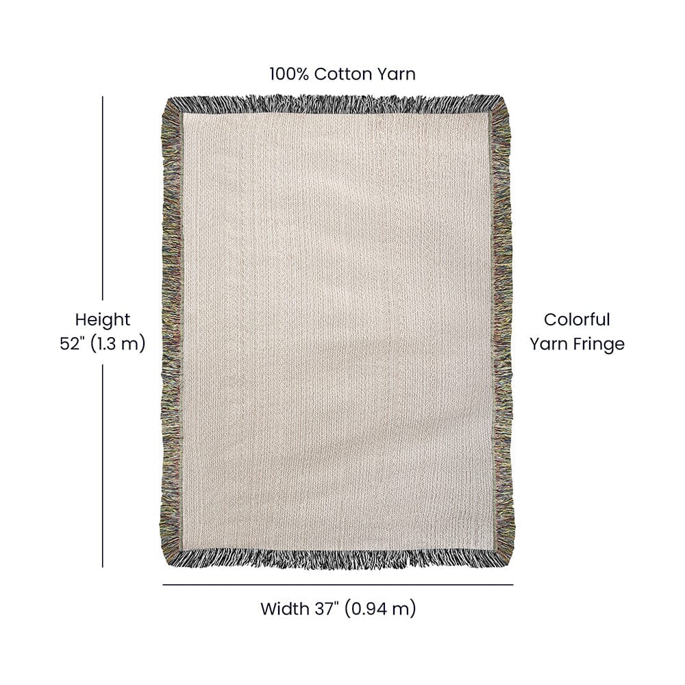 Tarot Woven Blanket – Celestial Sun Moon Throw with Major Arcana Cards, Astrology Decor, Cozy Boho Gift for Spiritual Friends