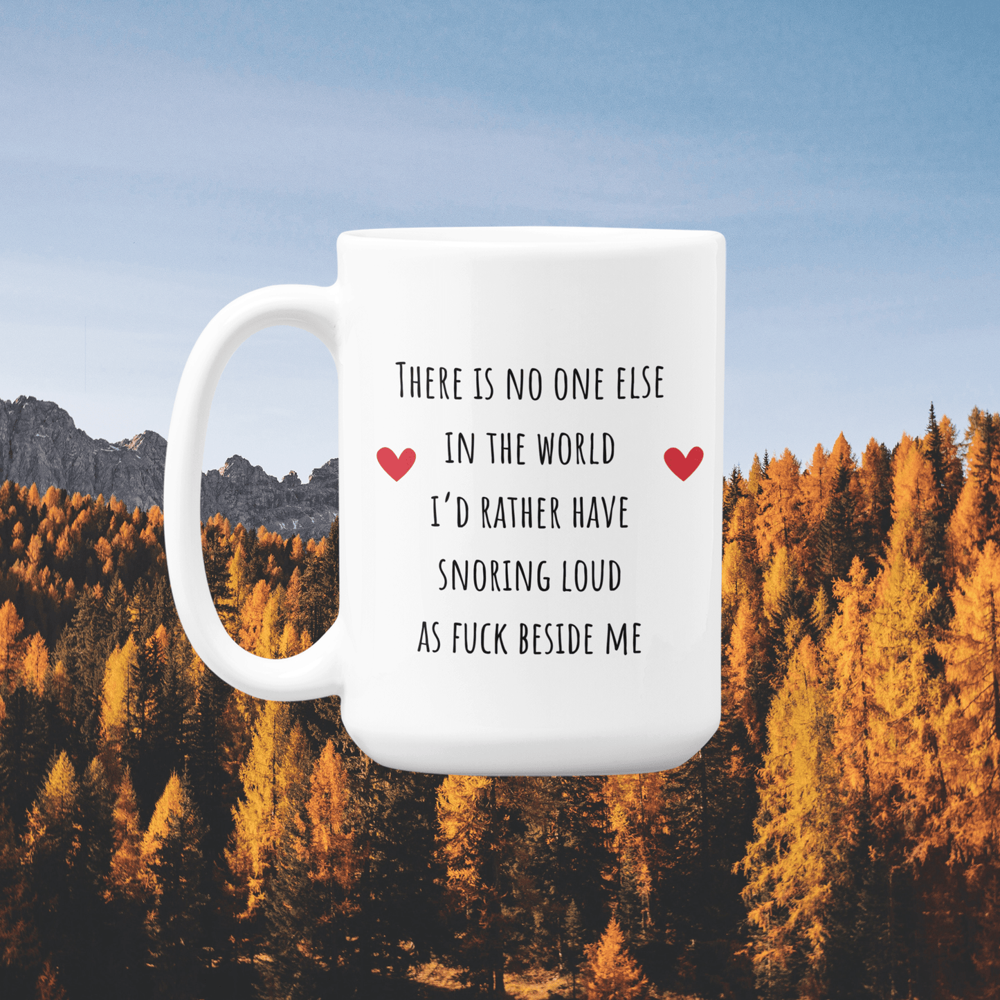 Snoring Spouse 15oz White Mug