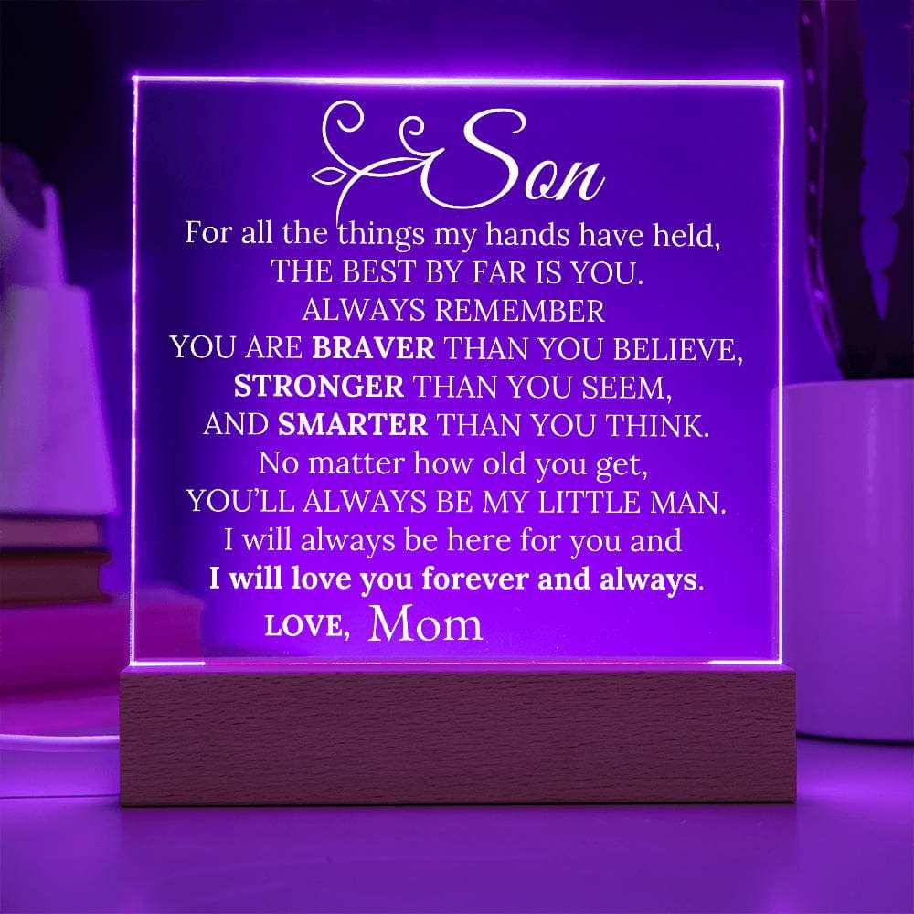 Acrylic Square Plaque