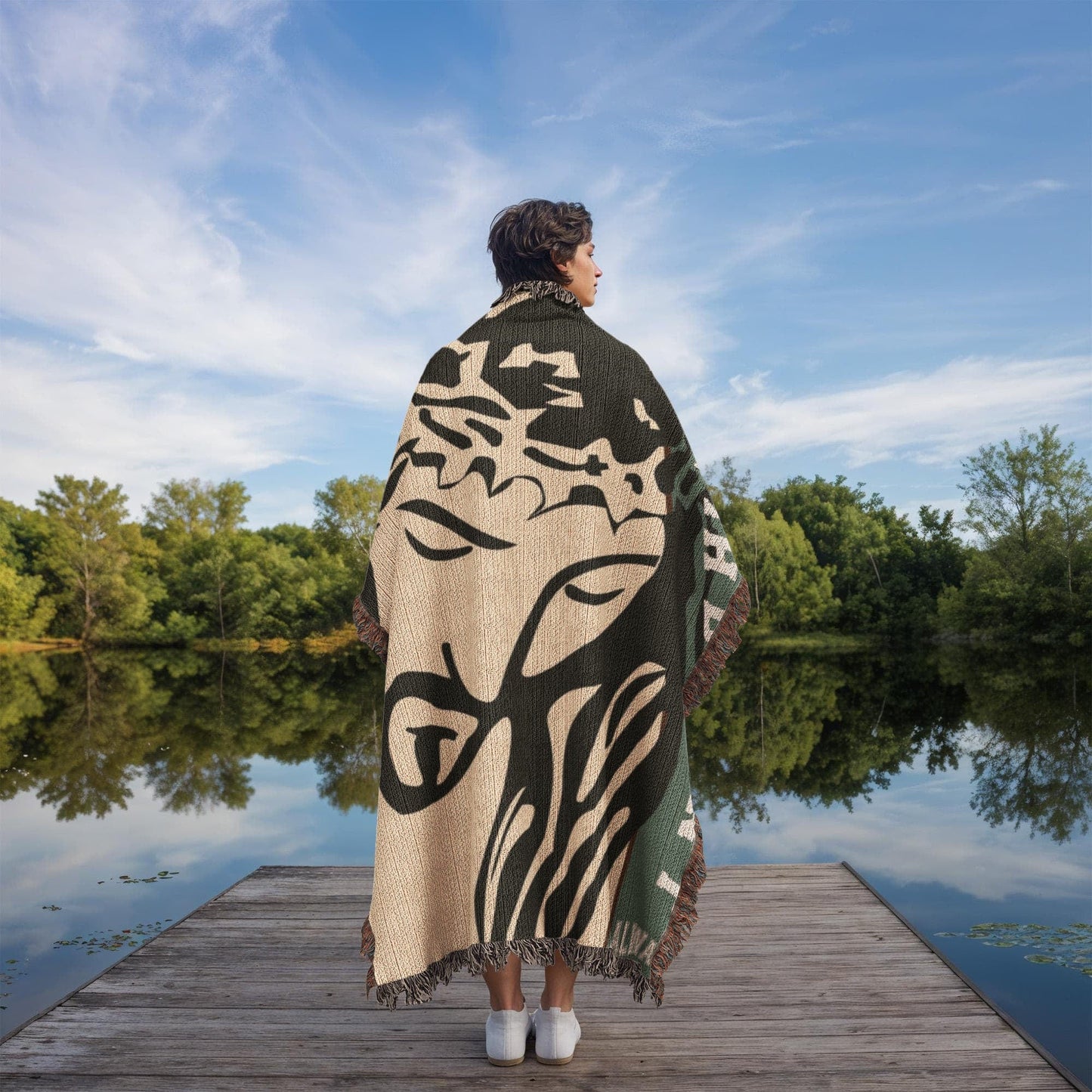 Strength Doesn’t Always Roar, Motivational Woven Christian Throw,
