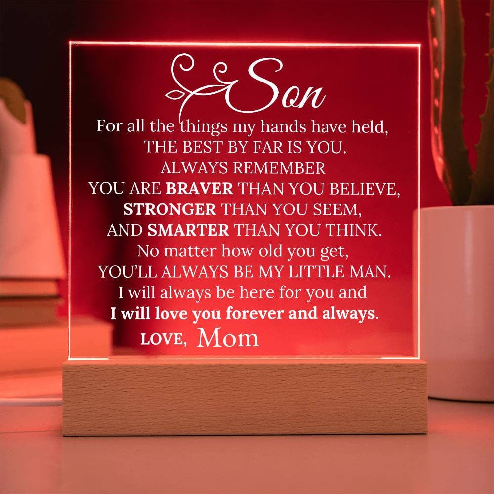 Acrylic Square Plaque