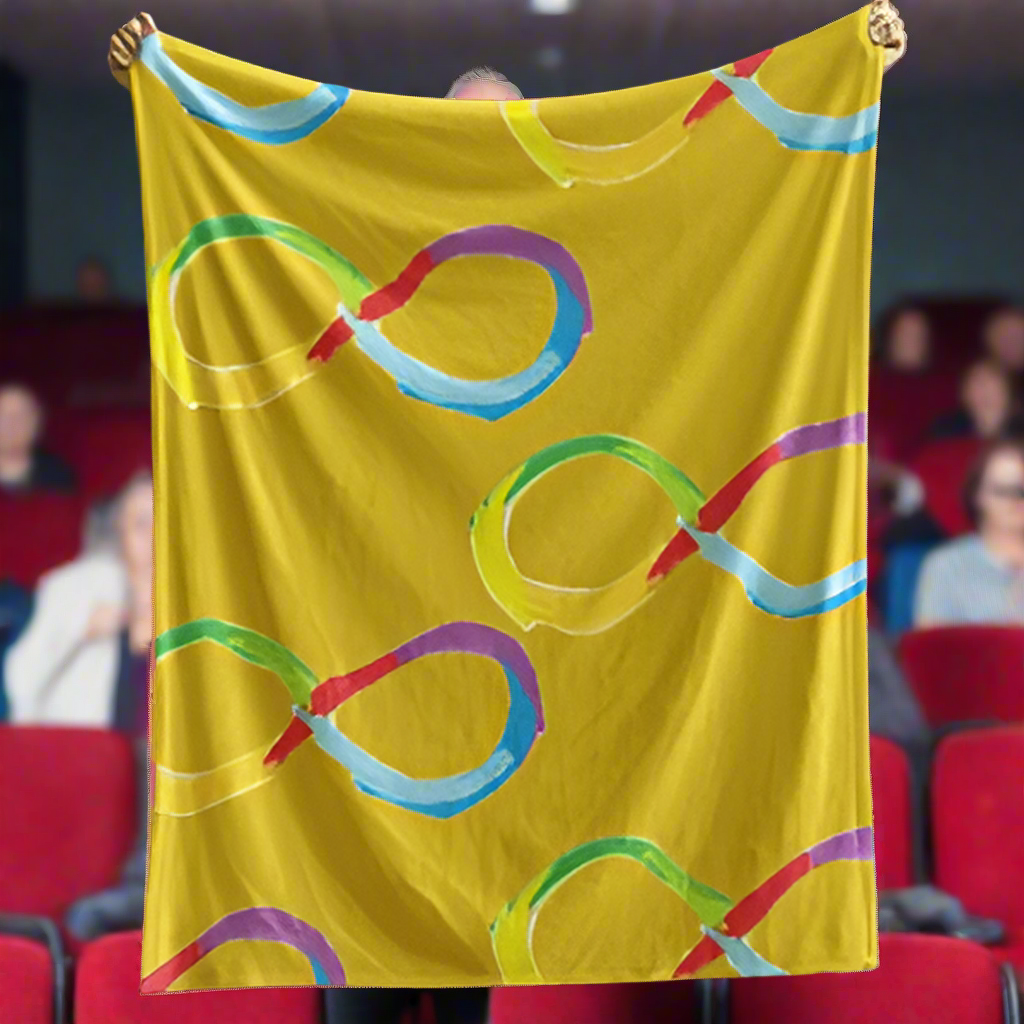 Infinity Symbol blanket - Neurodiversity Infinity Cozy Plush Fleece Blanket
