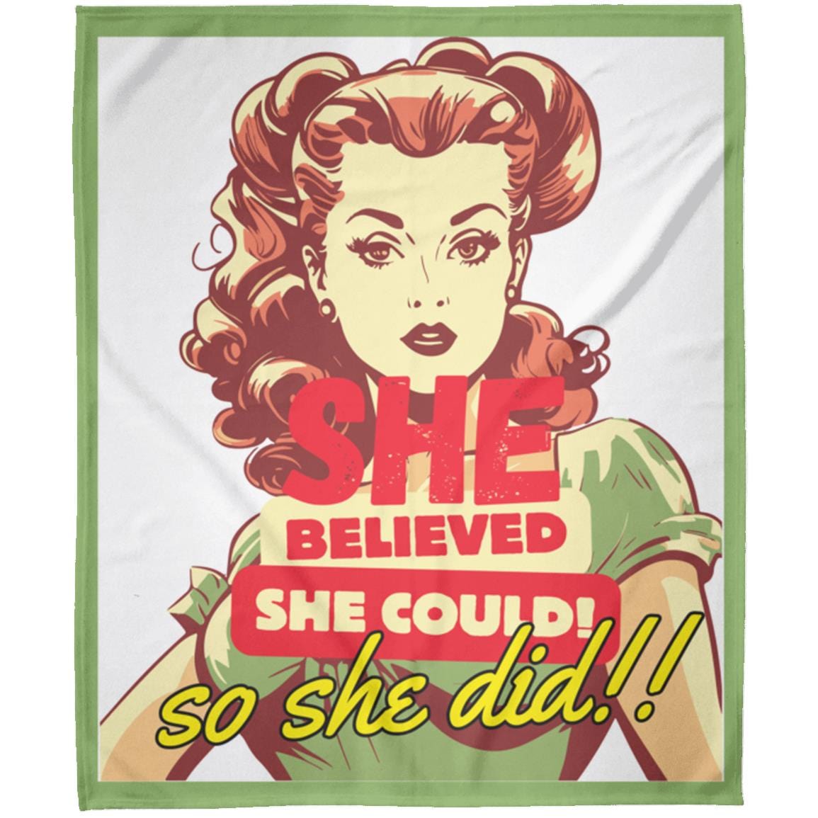 She Believed She Could Blanket | Empower the Girls In Your Life To Believe They Can ..