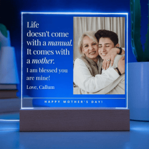 Life Doesn't Come With A Manual (Personalized) Mom Acrylic