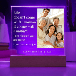 Life Doesn't Come With A Manual (Personalized) Mom Acrylic