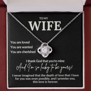 To My Wife I Am So Lucky To Be Yours