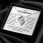 To My Daughter So Proud to Be Your Father Necklace