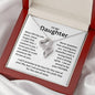 To My Daughter So Proud to Be Your Father Necklace