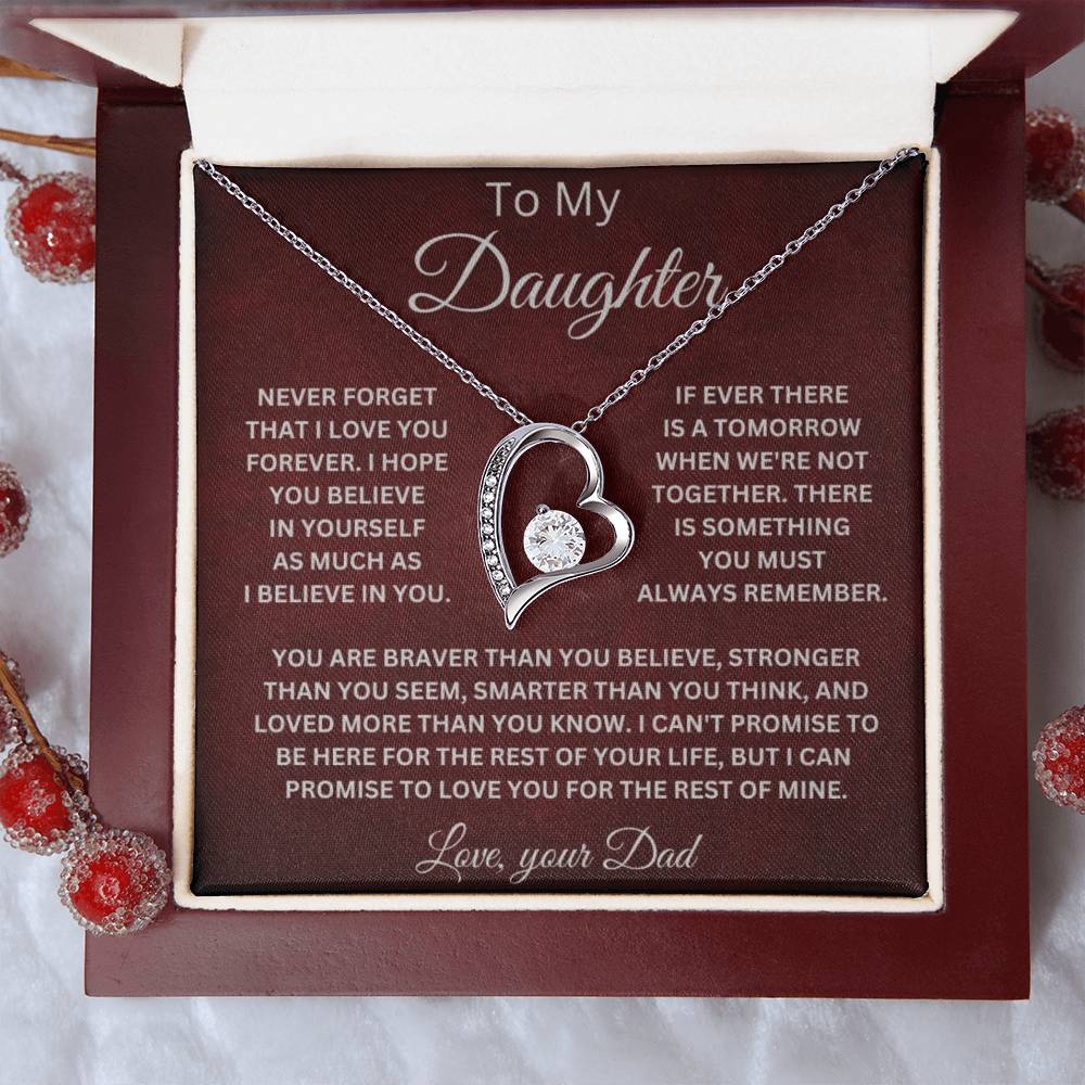 To My Daughter, Love Your Dad