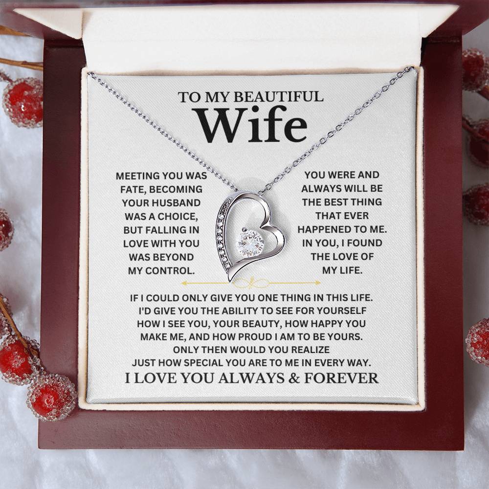 My Beautiful Wife Meeting You Was Fate, Becoming A Husband Was A Choice