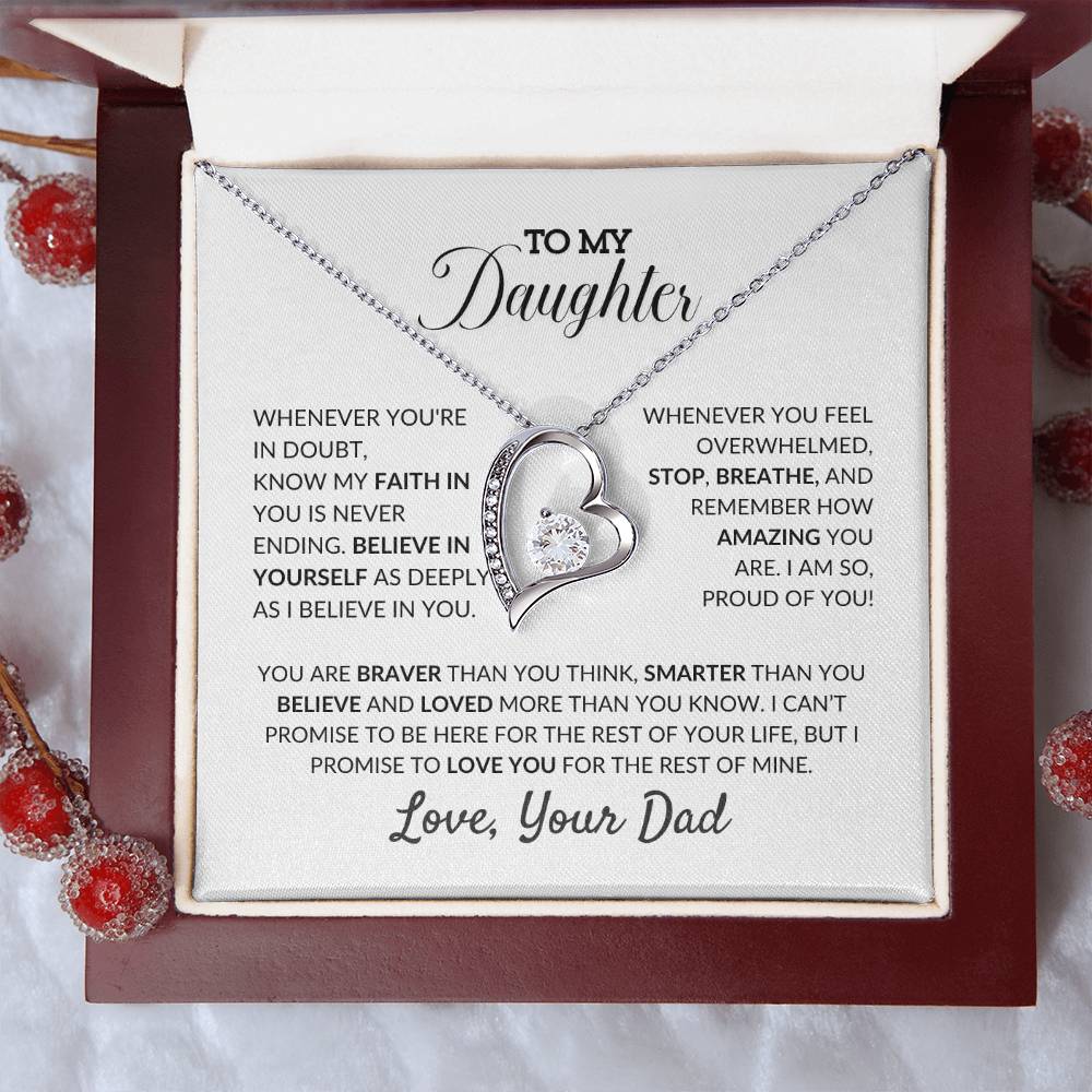 To My Daughter, Love Your Dad