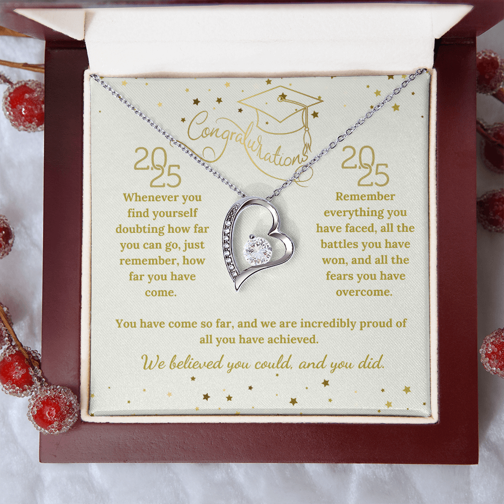 Forever Love Graduation Necklace - A Timeless Gift for Her!