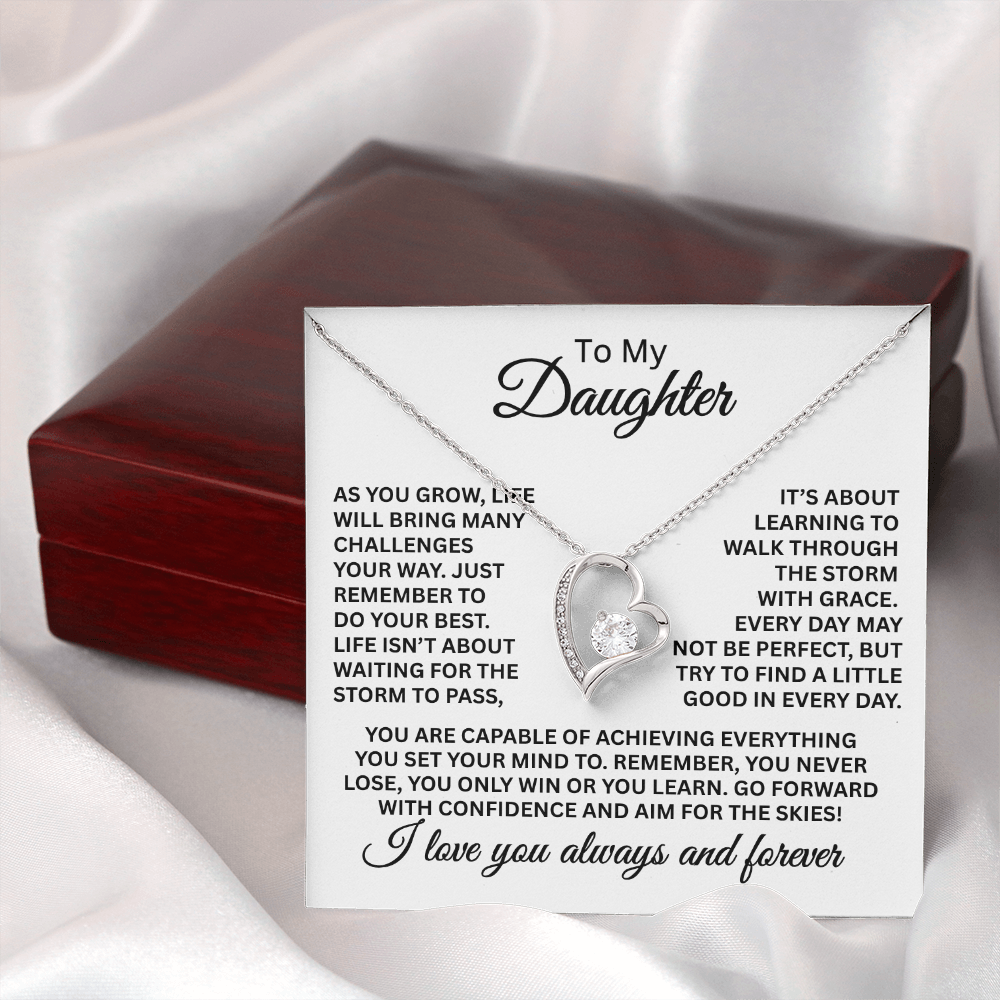 To My Daughter, Walk Through The Storm With Grace