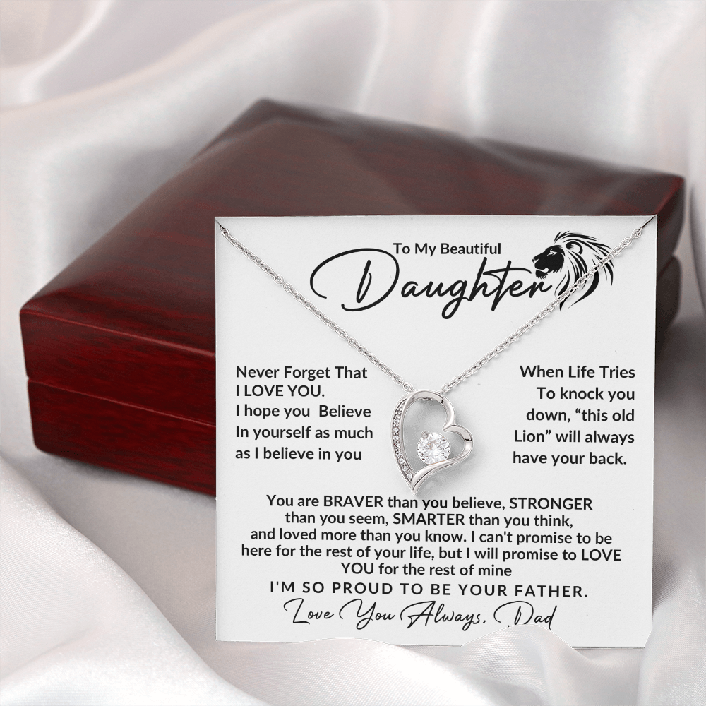 Let Your Beautiful Daughter Know, You ALWAYS Have Her Back