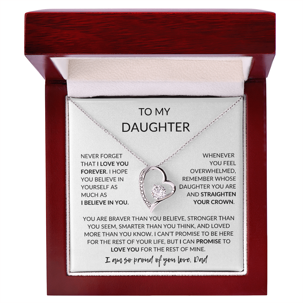 To My Daughter, Never Forget How Much I Love You