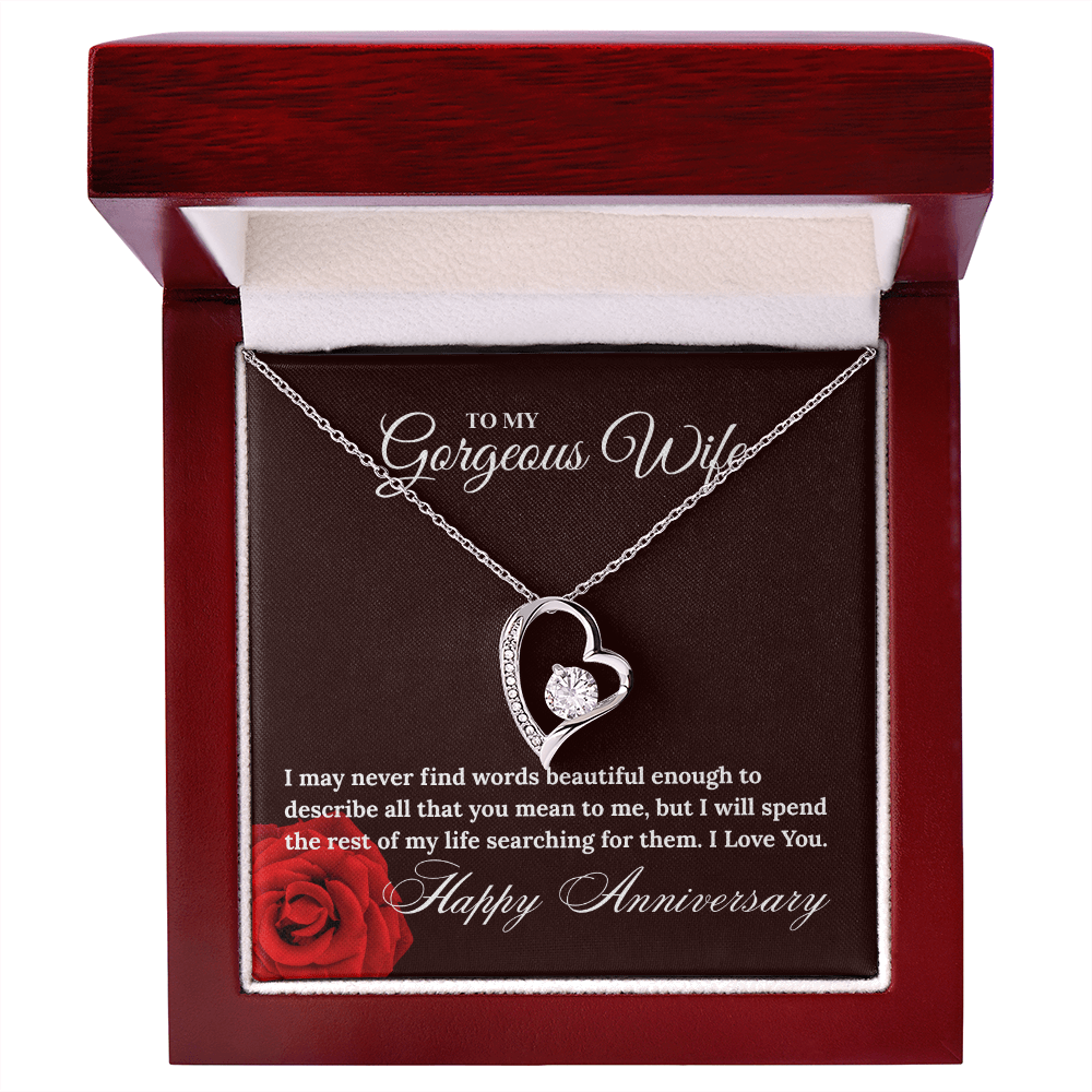 Gorgeous Wife, Happy Anniversary - The Perfect Gift
