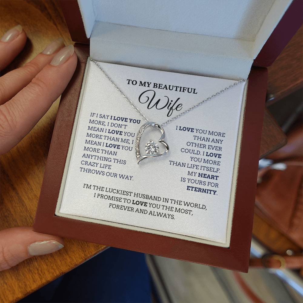 To My Beautiful Wife, I Love You More