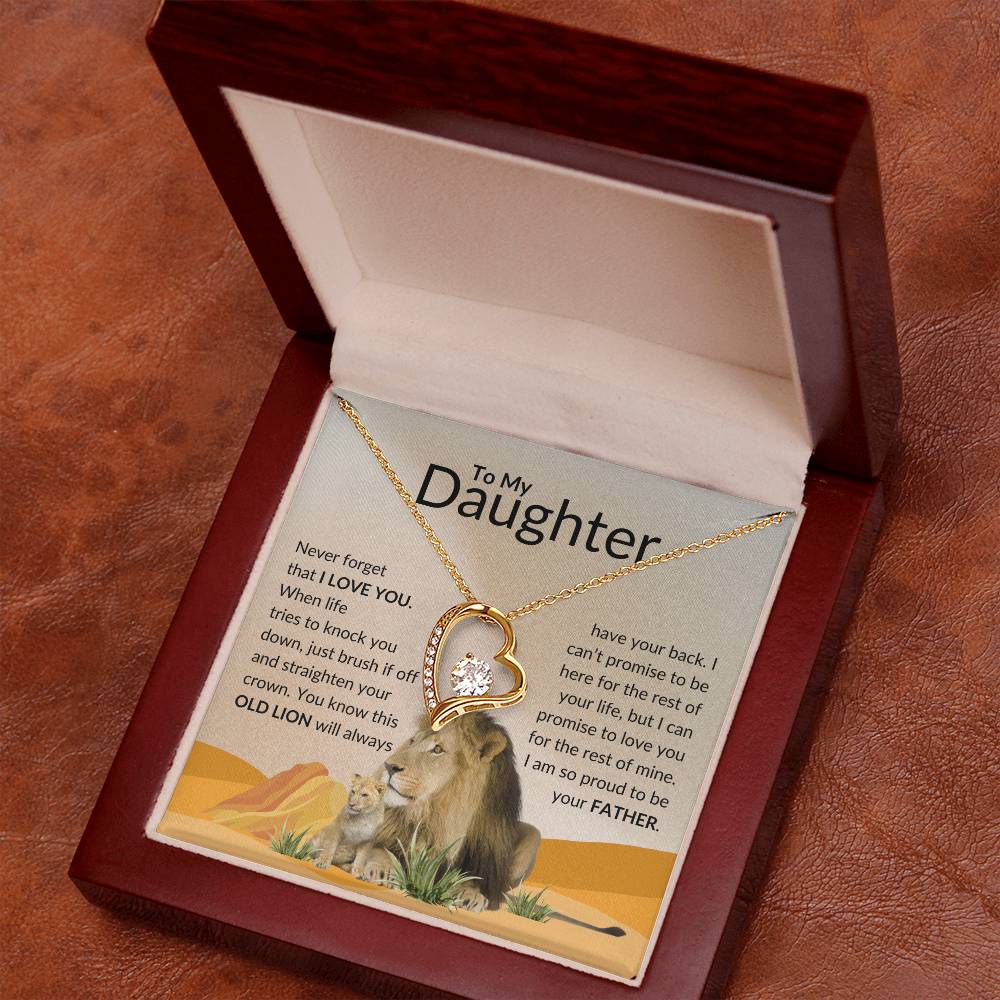 Dear Daughter, Never Forget This Old Lion Always Has Your Back.