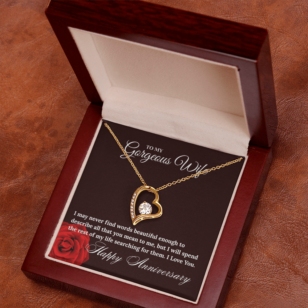 Gorgeous Wife, Happy Anniversary - The Perfect Gift