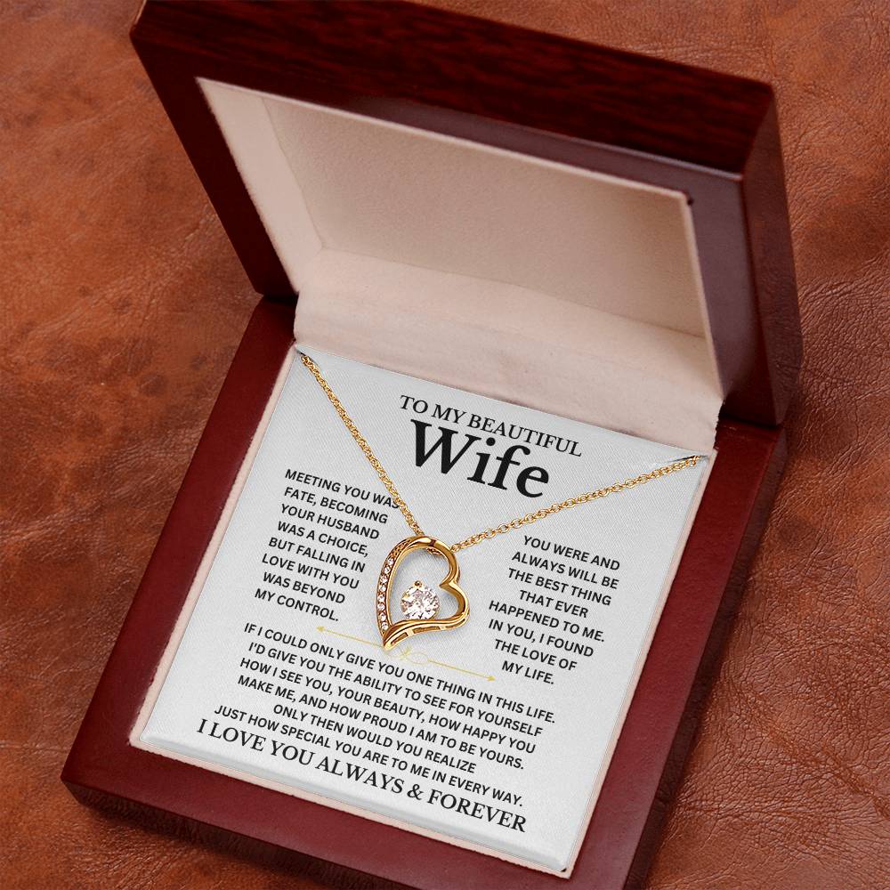 My Beautiful Wife Meeting You Was Fate, Becoming A Husband Was A Choice
