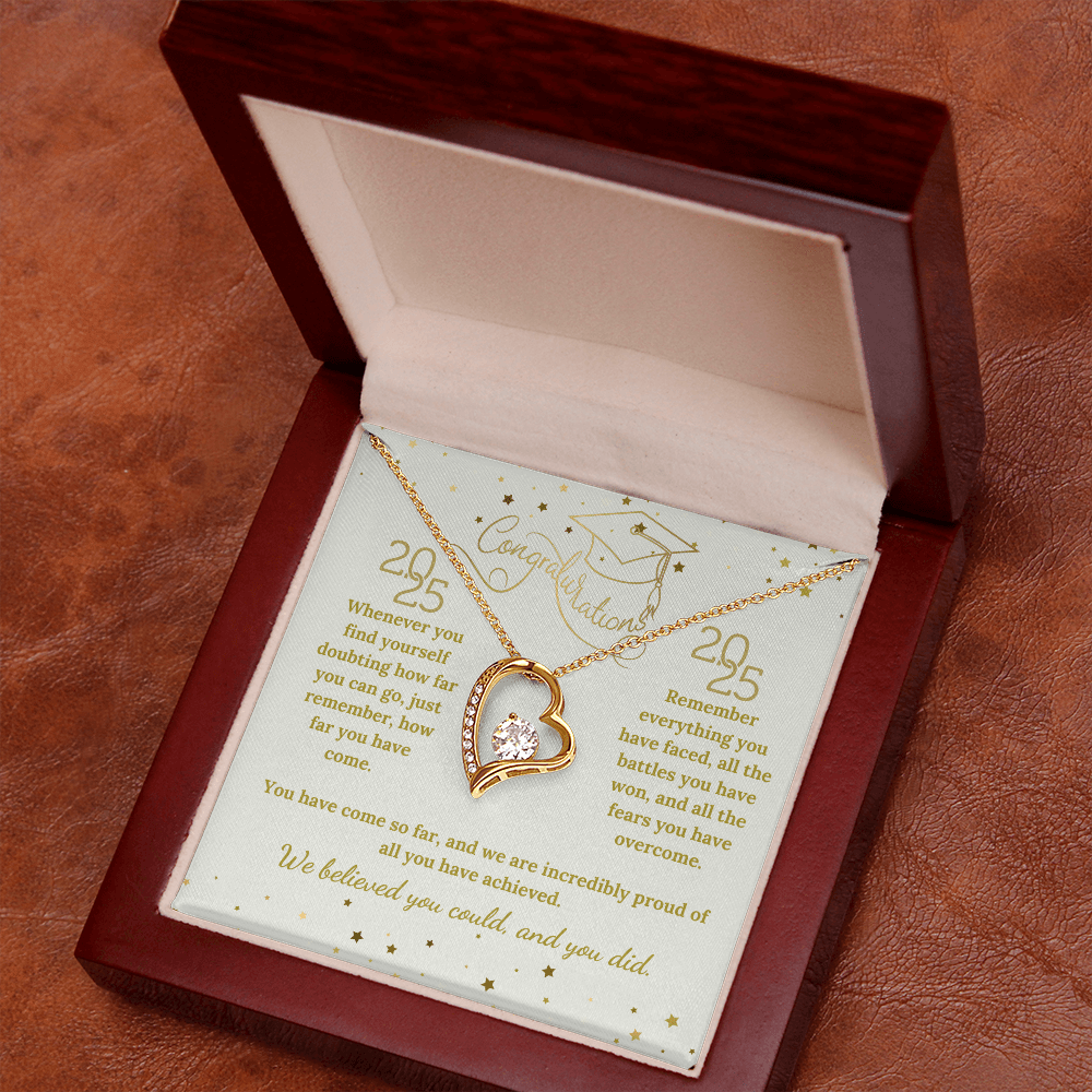 Forever Love Graduation Necklace - A Timeless Gift for Her!