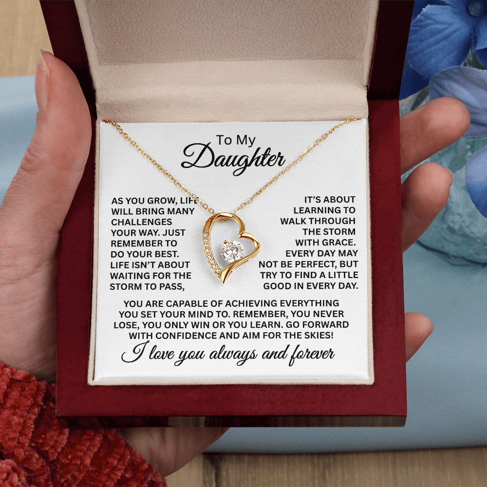 To My Daughter, Walk Through The Storm With Grace