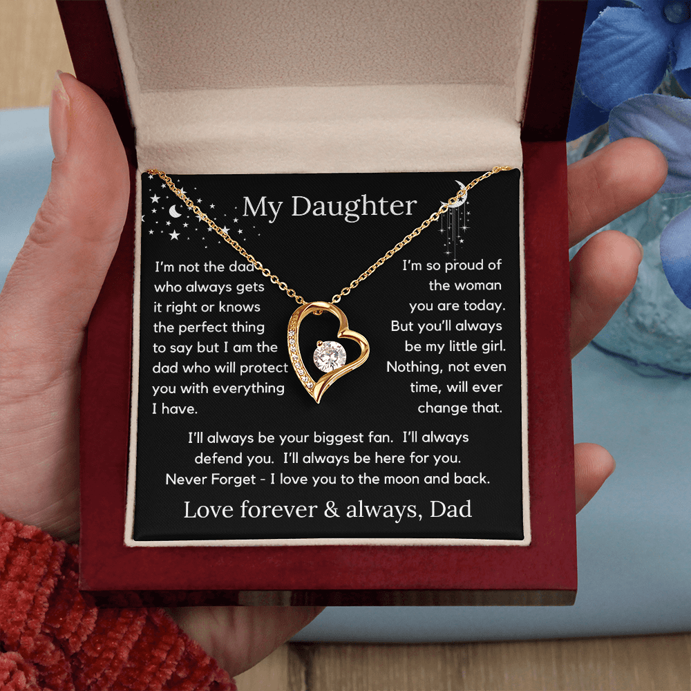 To My Daughter, I love you to the moon and back