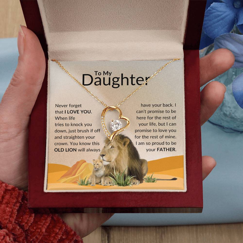 Dear Daughter, Never Forget This Old Lion Always Has Your Back.