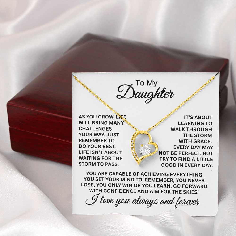 To My Daughter, Walk Through The Storm With Grace