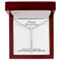 Personalized, Engraved (4 sides) This Anniversary Necklace Displays Your Love Always and Forever