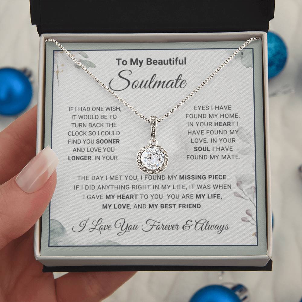 My Beautiful Soulmate | Eternal Hope Love Necklace | Gorgeous Gift for Your Soulmate