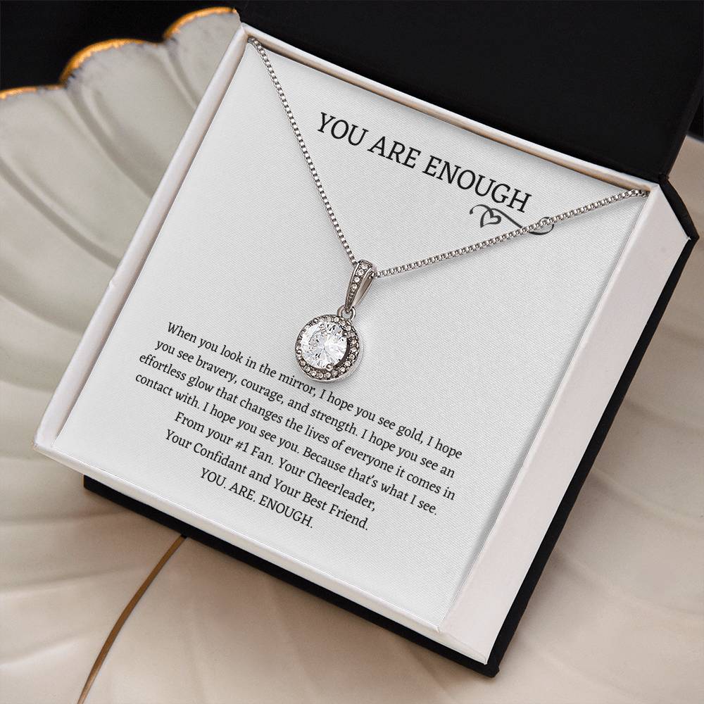 Eternal Hope Necklace | You Are Enough | Best Friend Gift | Daughter | Wife - BespokeBliss