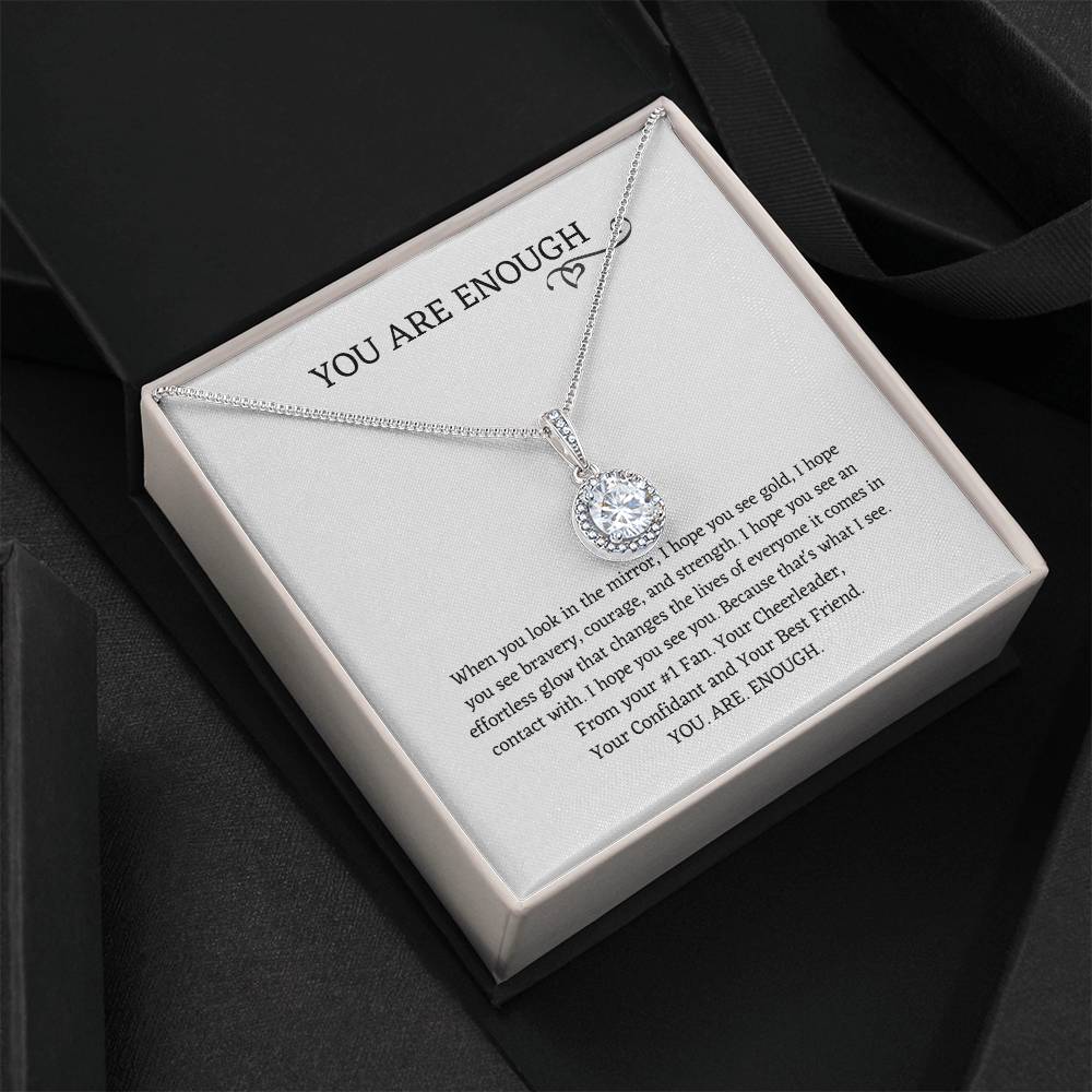 Eternal Hope Necklace | You Are Enough | Best Friend Gift | Daughter | Wife - BespokeBliss