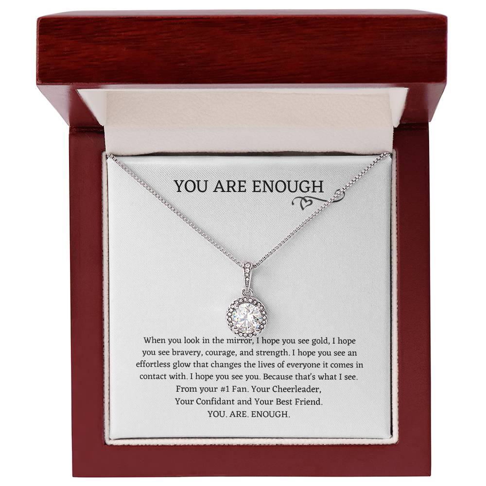 Eternal Hope Necklace | You Are Enough | Best Friend Gift | Daughter | Wife - BespokeBliss