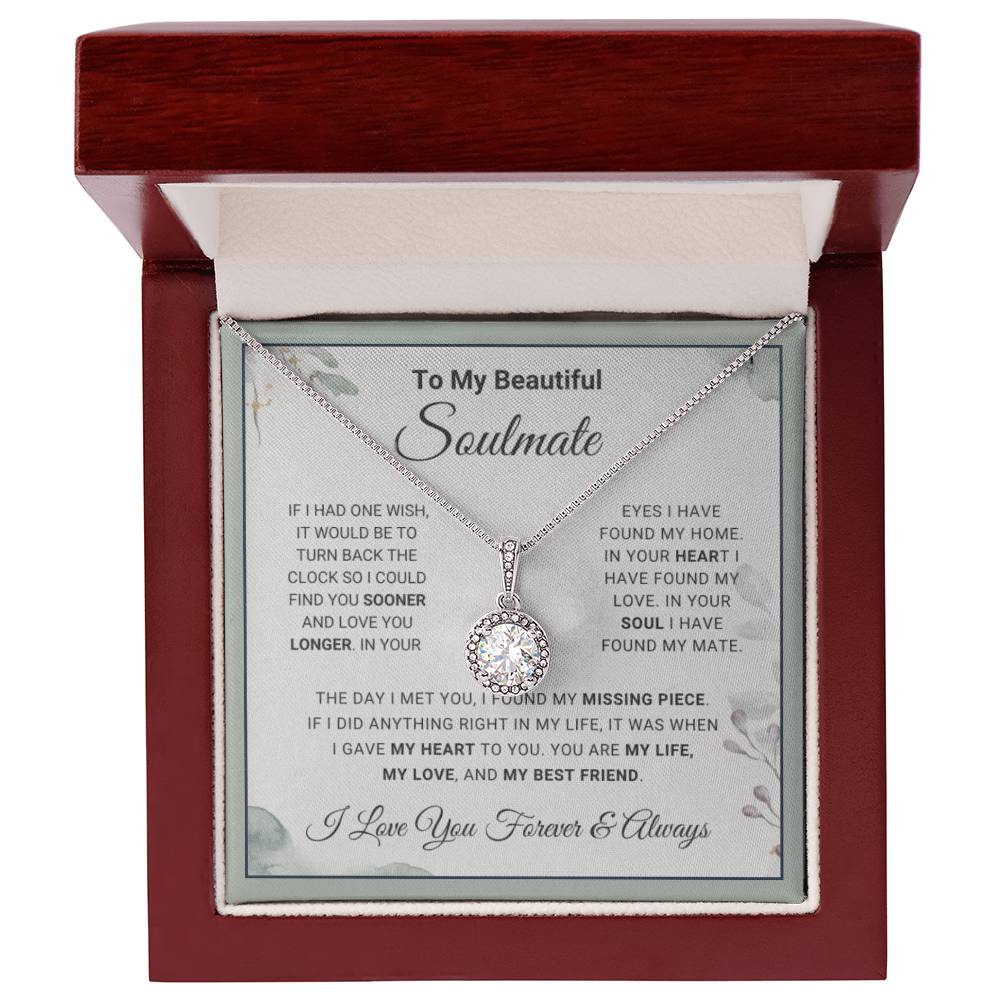 My Beautiful Soulmate | Eternal Hope Love Necklace | Gorgeous Gift for Your Soulmate