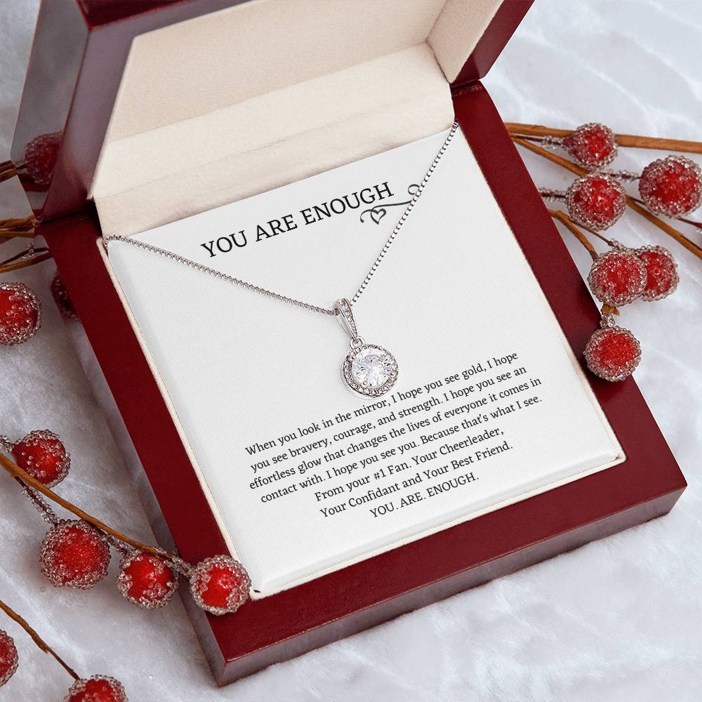 Eternal Hope Necklace | You Are Enough | Best Friend Gift | Daughter | Wife - BespokeBliss