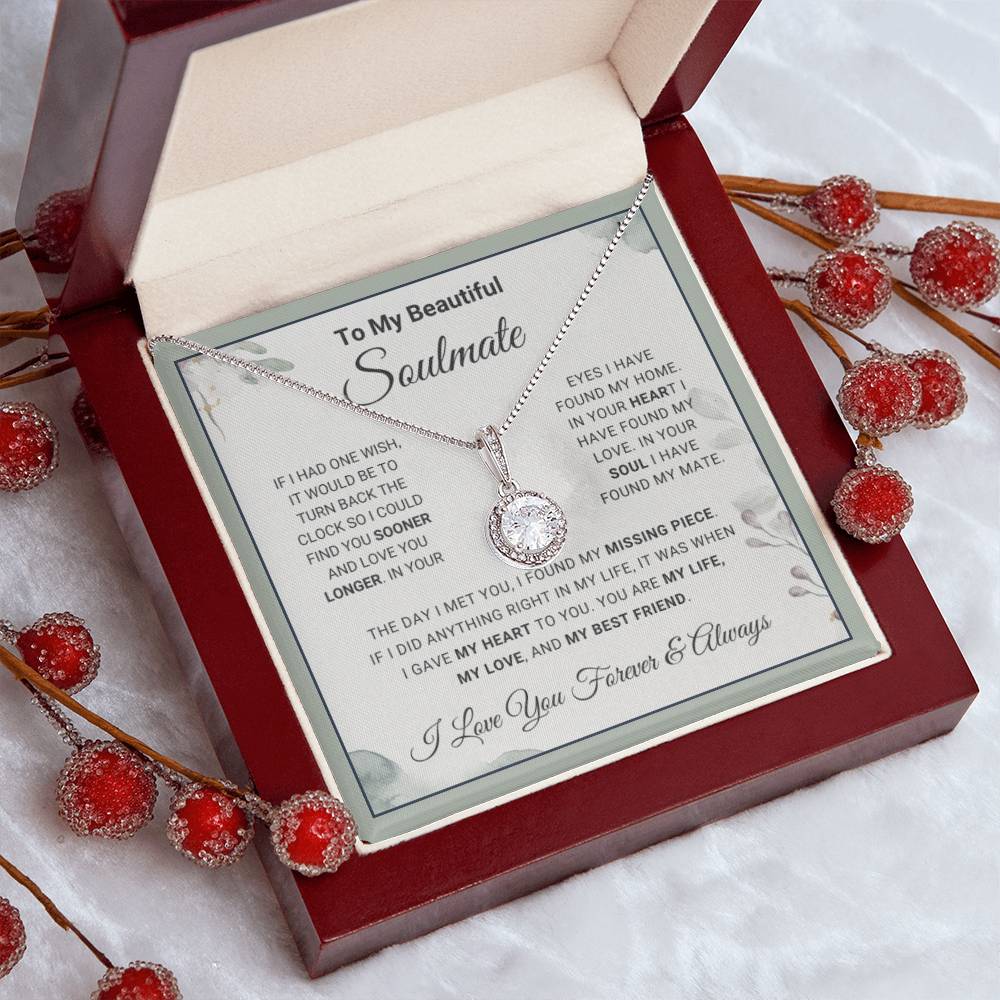 My Beautiful Soulmate | Eternal Hope Love Necklace | Gorgeous Gift for Your Soulmate