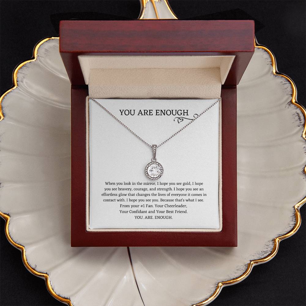 Eternal Hope Necklace | You Are Enough | Best Friend Gift | Daughter | Wife - BespokeBliss