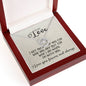 I Got Lucky When We Fell In Love Necklace