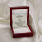 I Got Lucky When We Fell In Love Necklace