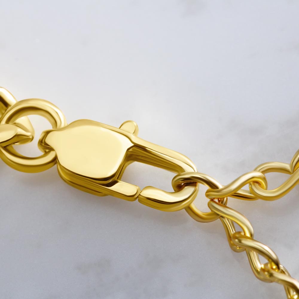 Gift for Son | Birthday Gift for Son | Sentimental Gifts for Son | Adoption Day Gift | Gotcha Day | Family Day | Cuban Link Chain for Men - BespokeBliss