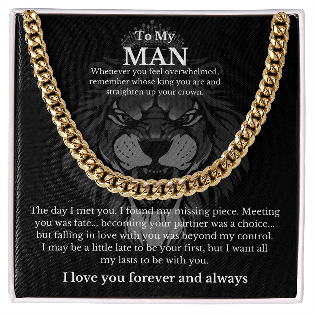 You Are My Man, And My King, Wear Your Crown ...