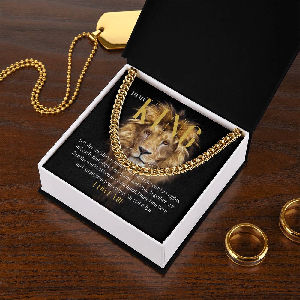 To My King, Straighten Your Crown, You Reign