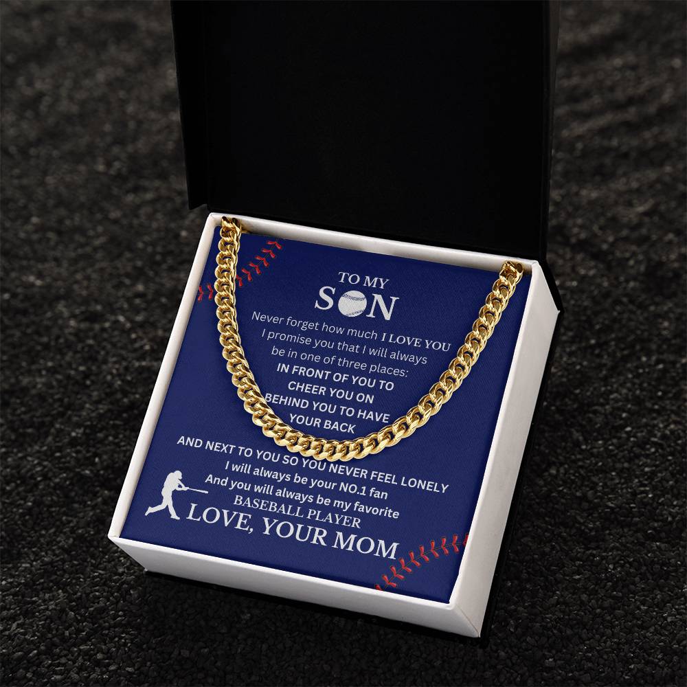 Baseball Player Son, Love Mom