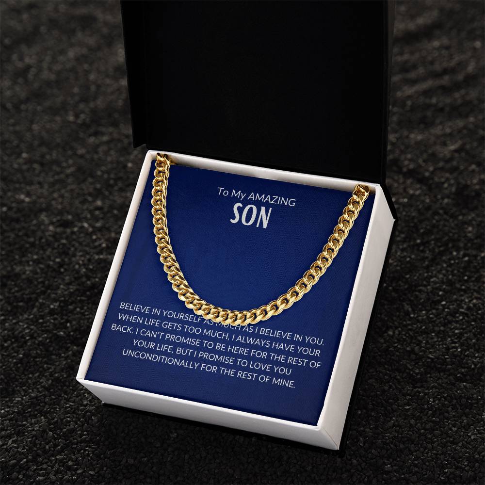 To My Amazing Son | Cuban Chain | Son I Love You