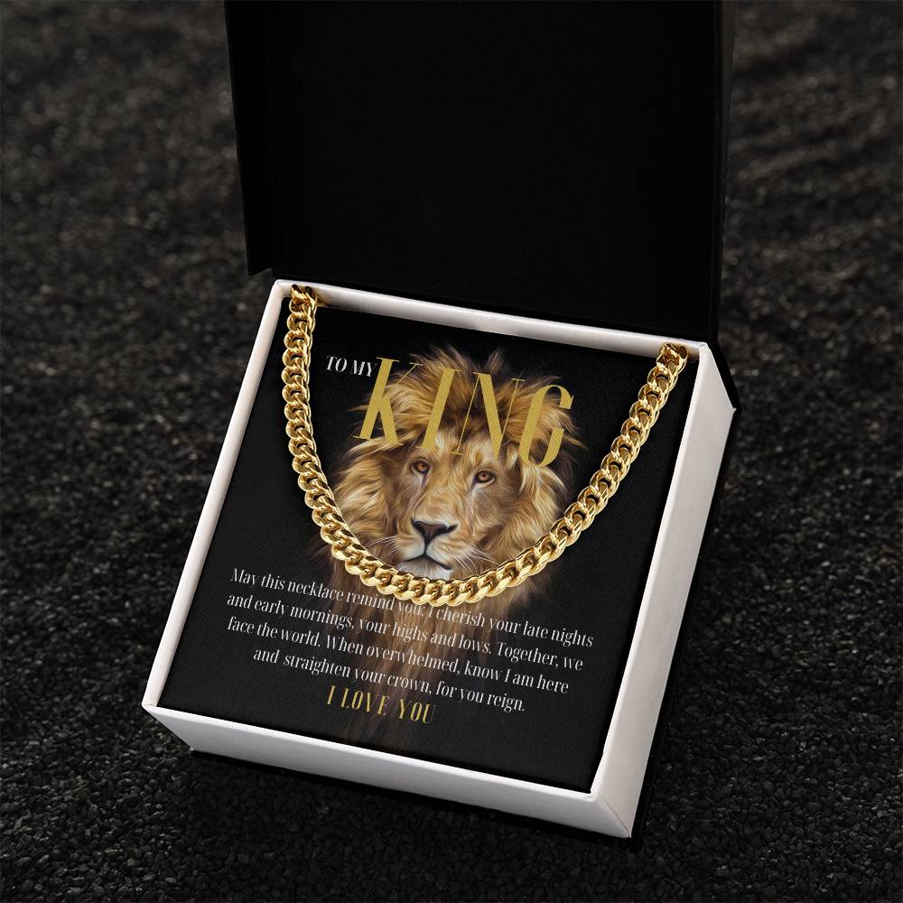 To My King, Straighten Your Crown, You Reign