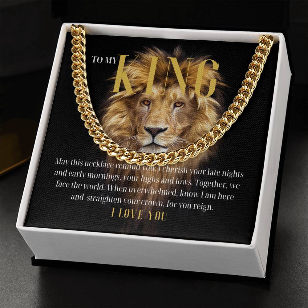 To My King, Straighten Your Crown, You Reign