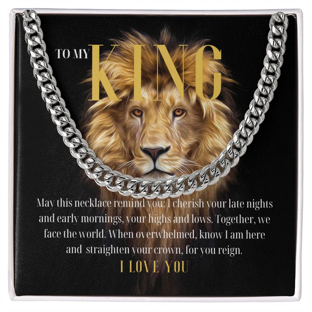 To My King, Straighten Your Crown, You Reign